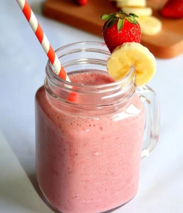Milkshake Fraise-Banane
