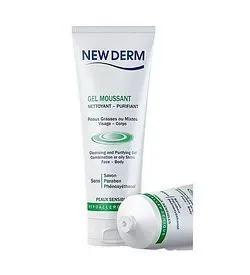 New Derm Gel Moussant Nettoyant Purifiant 250Ml