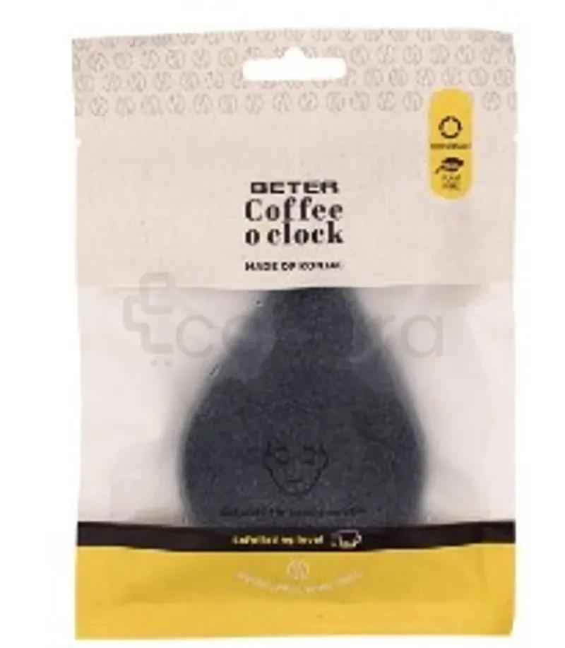 Beter Coffee O'Clock Eponge Nettoyante Pour Le Visage Konjac Reference 22046