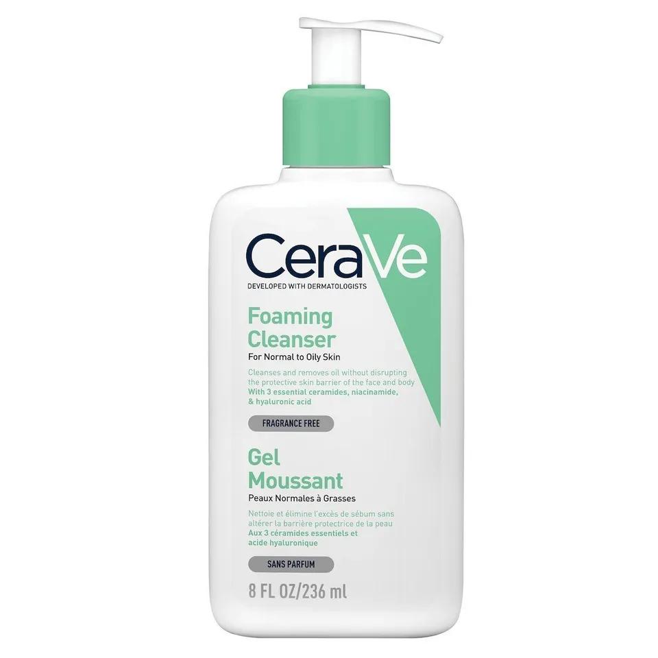 Cerave Gel Moussant Nettoyant Peaux Normales A Grasses 236Ml