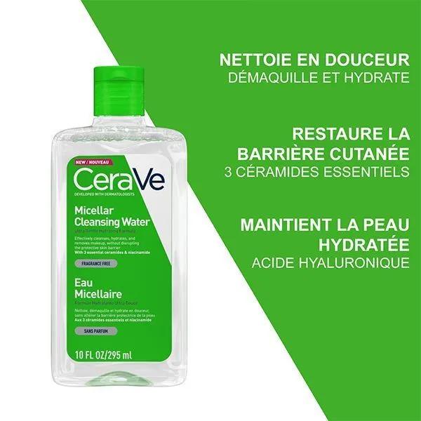 Cerave Eau Micellaire Hydratante Peau Normale A Seche 295Ml