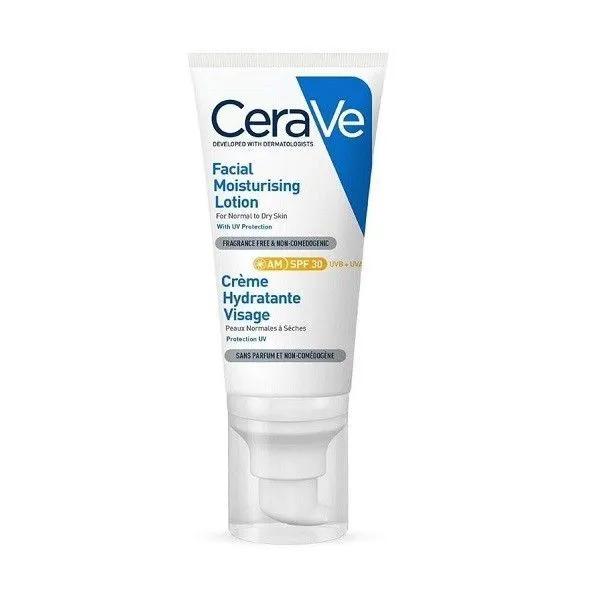 Cerave Creme Hydratante Visage Peaux Normales A Seches 52Ml