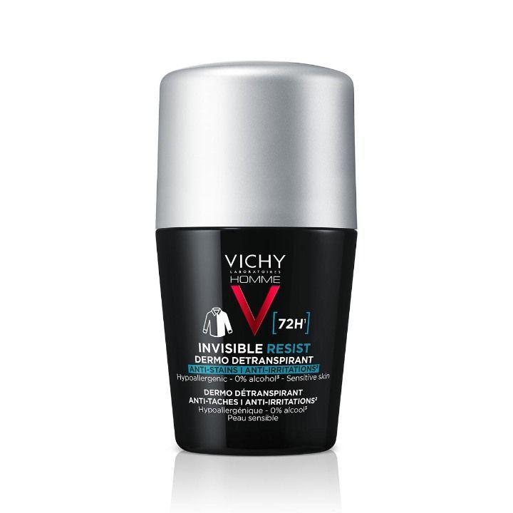 Vichy Homme Deodorant Detrans Resist 72H Invisible 50Ml