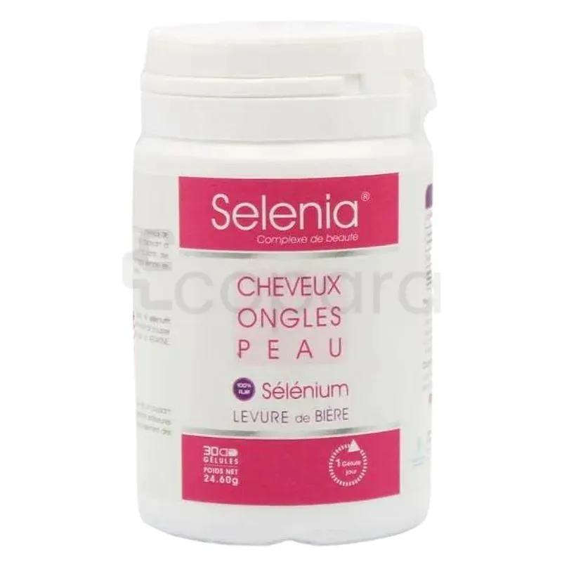 Selenia Levure De Biere Selenium Cheveux Ongles Peaux Boite De 30 Gelules