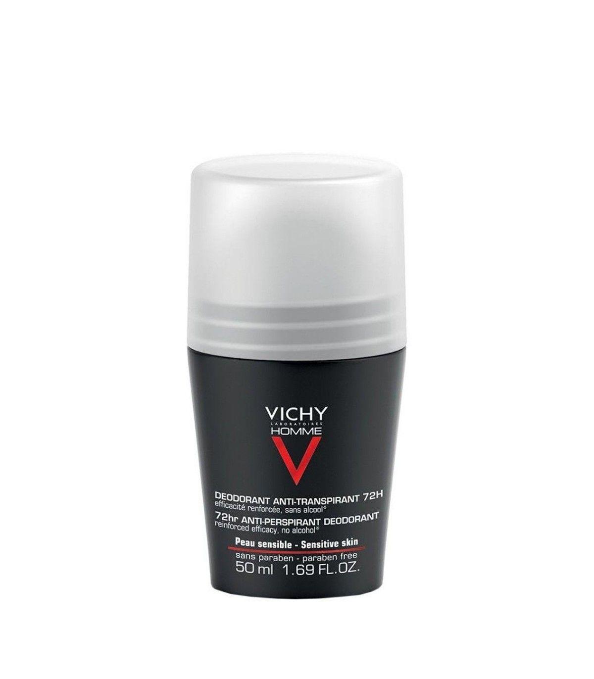 Vichy Homme Deodorant Anti-Transpirant 72H Roll-On 50Ml