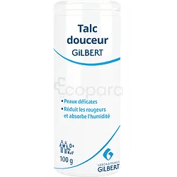 Gilbert Talc Douceur Flacon Poudre 100G