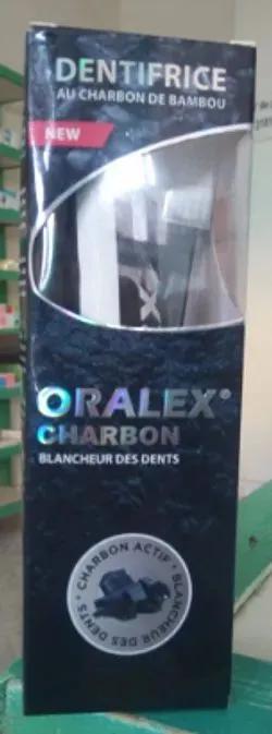 Oralex Pack Dentifrice Au Charbon Blancheur Des Dents 150G + Brosse A Dents Reference Wd107
