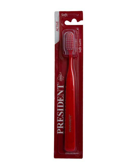 President Brosse A Dents Soft Microfine Active