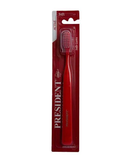 President Brosse A Dents Soft Microfine Active