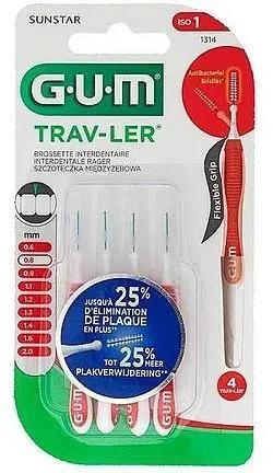 Gum Trav-Ler Brossette Interdentales Ultra-Fine 0.8Mm Boite De 4 Reference 1314