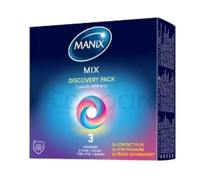 Manix Mix Boite De 3 Preservatifs
