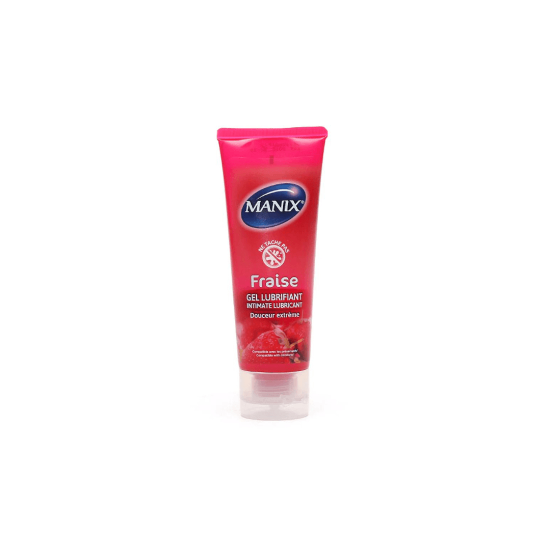 Manix Gel Lubrifiant Intime Fraise 80Ml