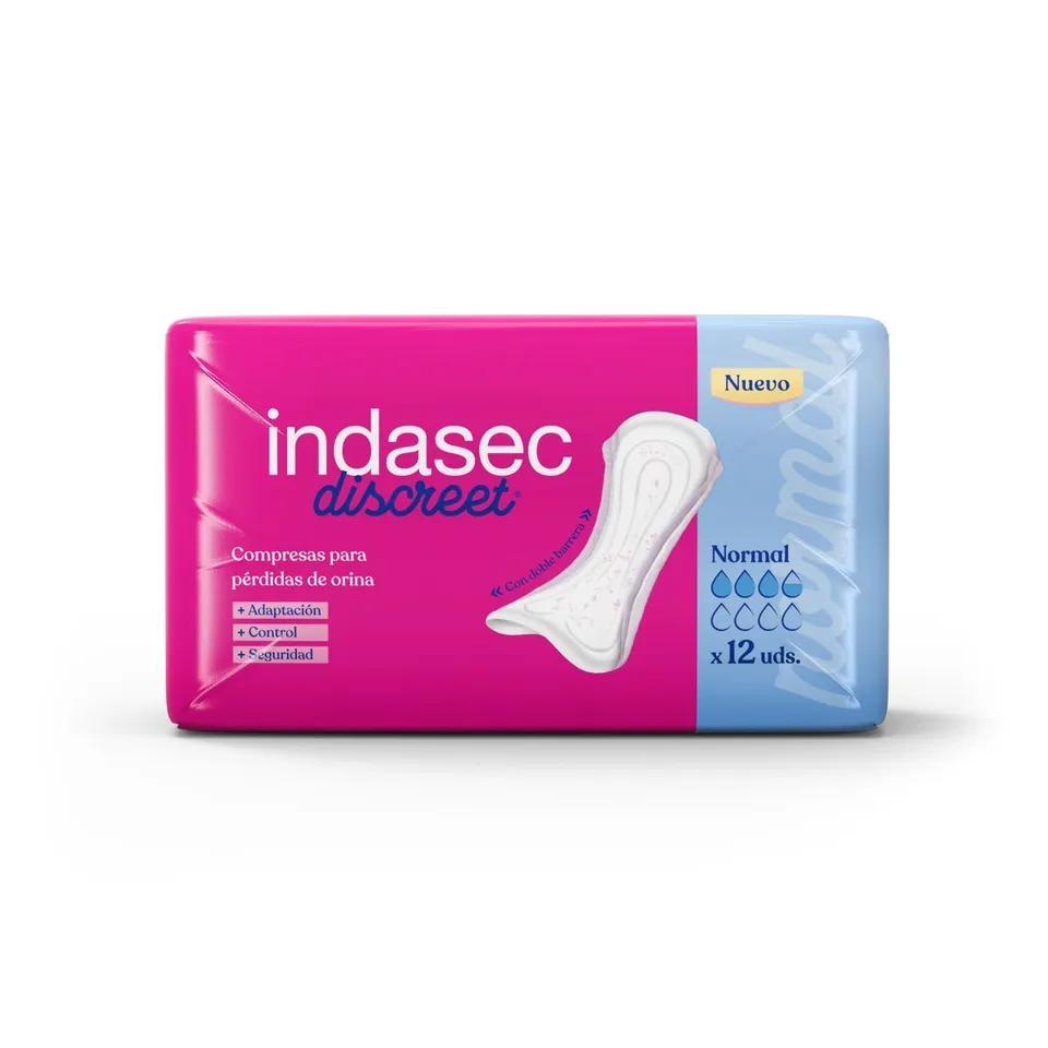 Indasec Plaquettes D'Incontinence Normale Sac 12 Plaquettes