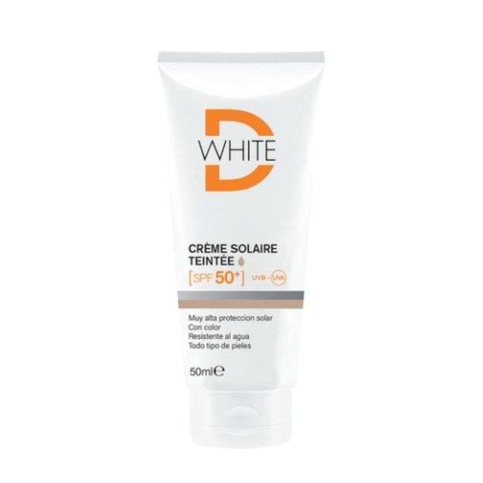 Dwhite Creme Solaire Teintee Medium 50+ 50Ml