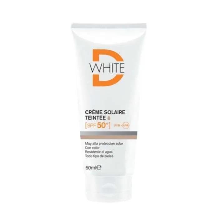 Dwhite Creme Solaire Teintee Medium 50+ 50Ml