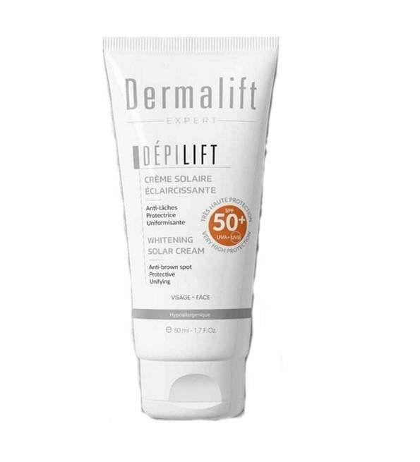 Dermalift Depilift Creme Solaire Eclaircissante Spf50 50Ml