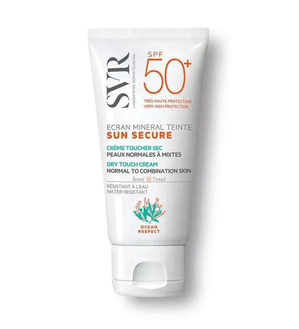 Svr Sun Secure Ecran Mineral Teinte Spf50+ Peaux Normales A Mixtes 50Ml