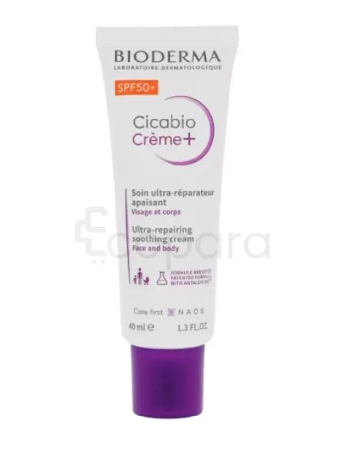 Bioderma Cicabio Creme+ Spf50+ Soin Ultra Reparateur Apaisant 40Ml