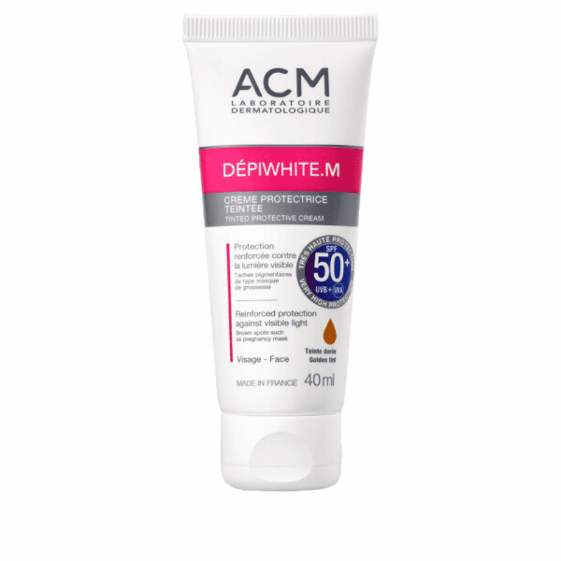 Acm Depiwhite M Creme Protectrice Teintee Spf50+ Doree 40Ml