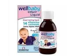 Wellkid Wellbaby Natural Orange Baby Sirop, 150Ml