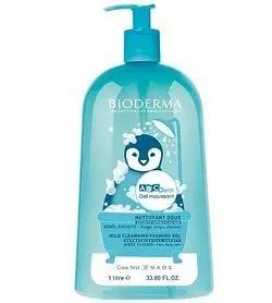 Bioderma Abcderm Gel Moussant Nettoyant Doux 1L