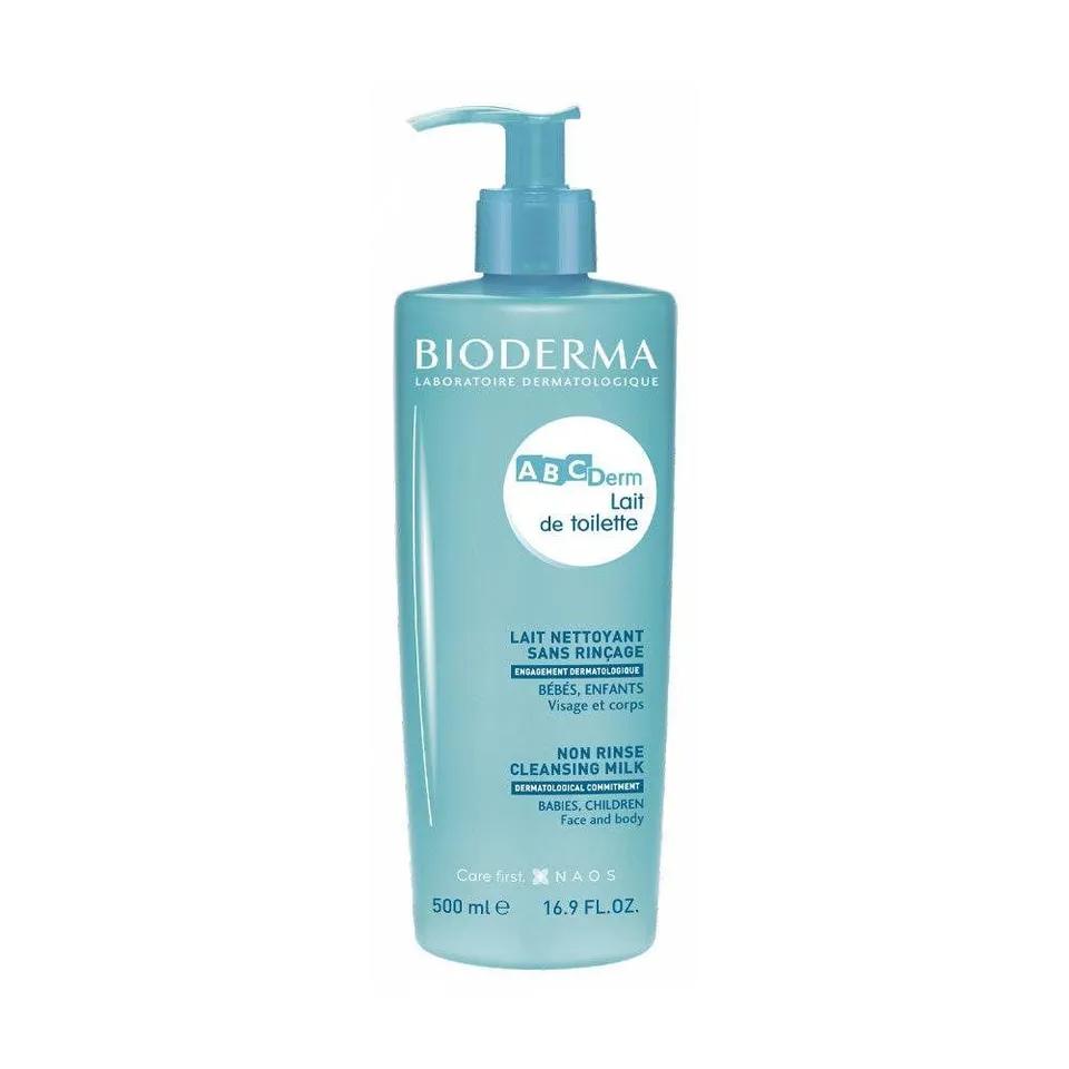 Bioderma Abcderm Lait De Toilette Nettoyant Sans Rincage 500Ml