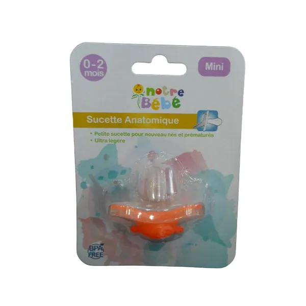 Notre Bebe Sucette Mini 0-2Mois Reference Bpc067-F