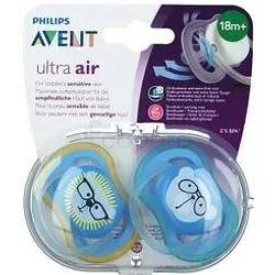 Avent Sucettes Orthodontiques Ultra Air +18Mois Boite De 2 Ref Scf349/13