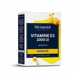 Dietaroma Vitamine D3 Vegetale 2000Ui Immunite Boite De 40