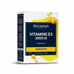 Dietaroma Vitamine D3 Vegetale 2000Ui Immunite Boite De 40