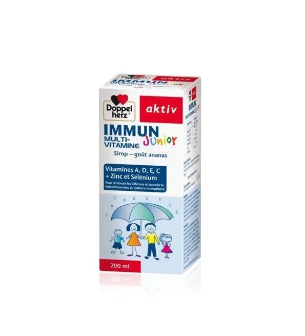 Doppel Herz Aktiv Immun Multivitamine Junior Sirop Ananas 200Ml