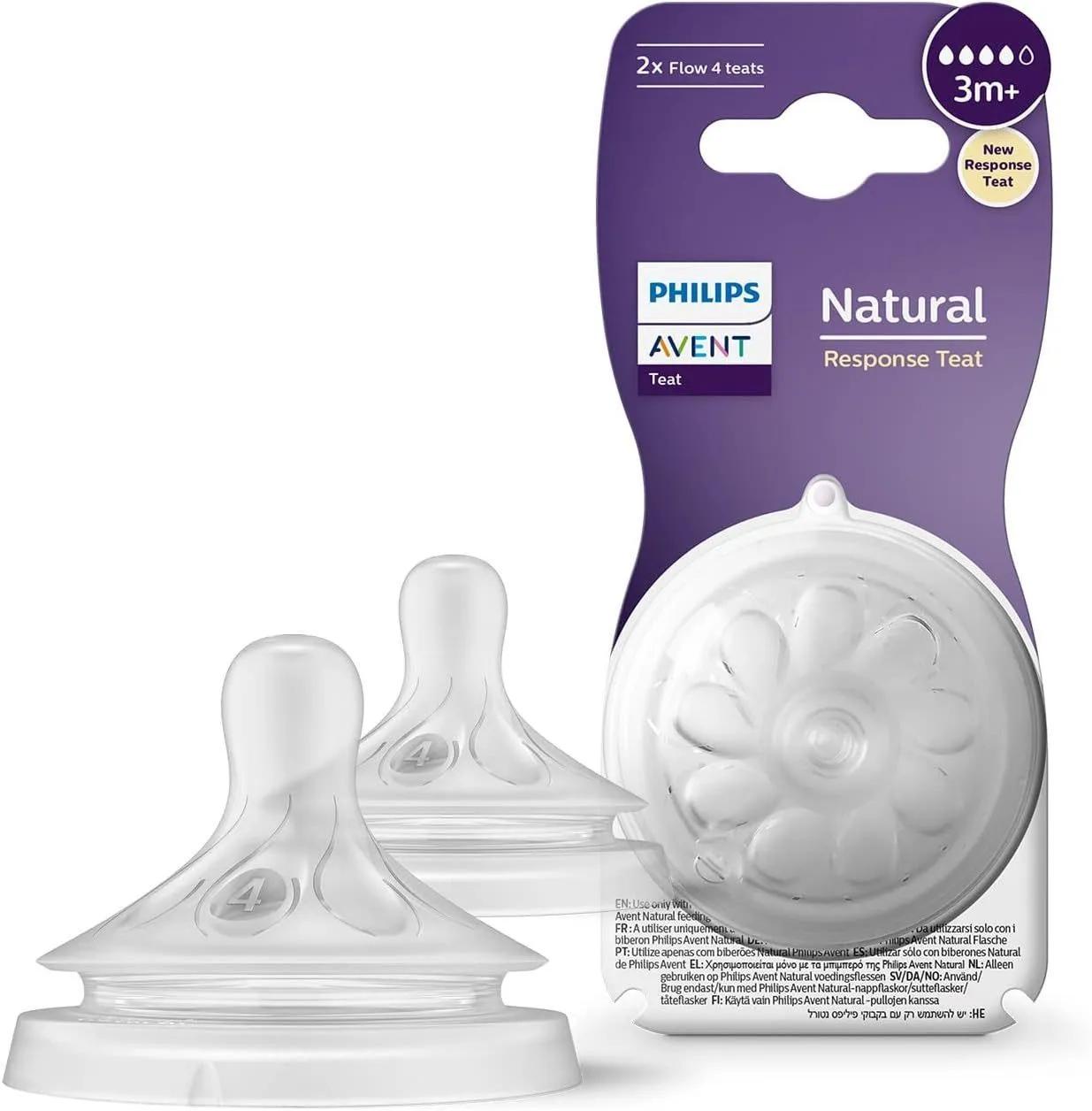 Avent Tetine Natural +3Mois Boite De 2 Reference Scy964/02