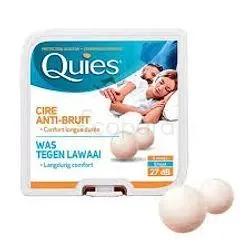 Quies Protection Auditive Cire Naturelle Boite De 6