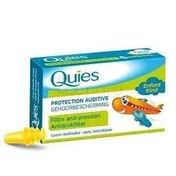 Quies Protection Auditive Enfant Filtre Anti-Pression Boite De 1