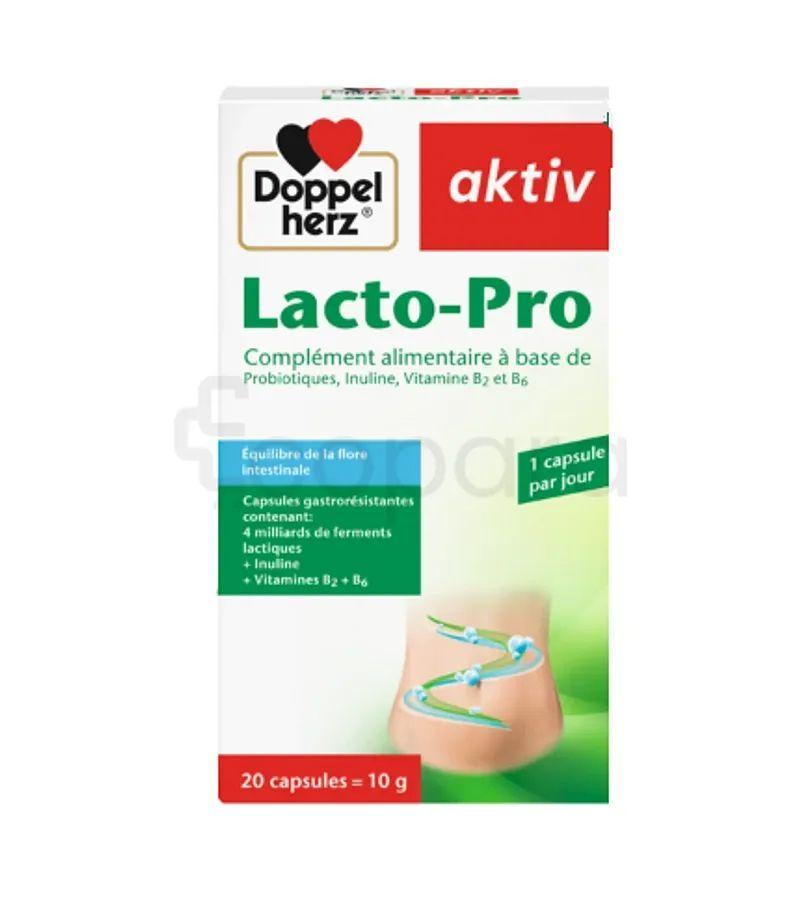 Doppel Herz Aktiv Lacto Pro Boite De 20 Capsules