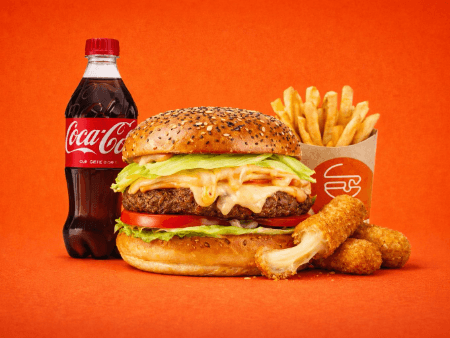 ORIGINAL BURGER + MOZZARELLA STICKS + BOISSON 33CL