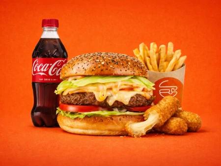 ORIGINAL BURGER + MOZZARELLA STICKS + BOISSON 33CL