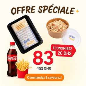 Menu Tacos + Cheesy Fries Basic