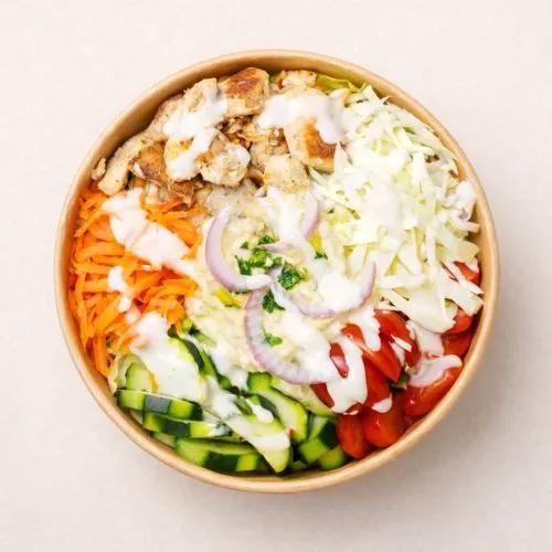 Chicken Houmous Salad