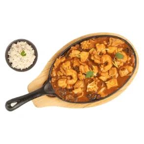 Plat Saté Aux Crevettes