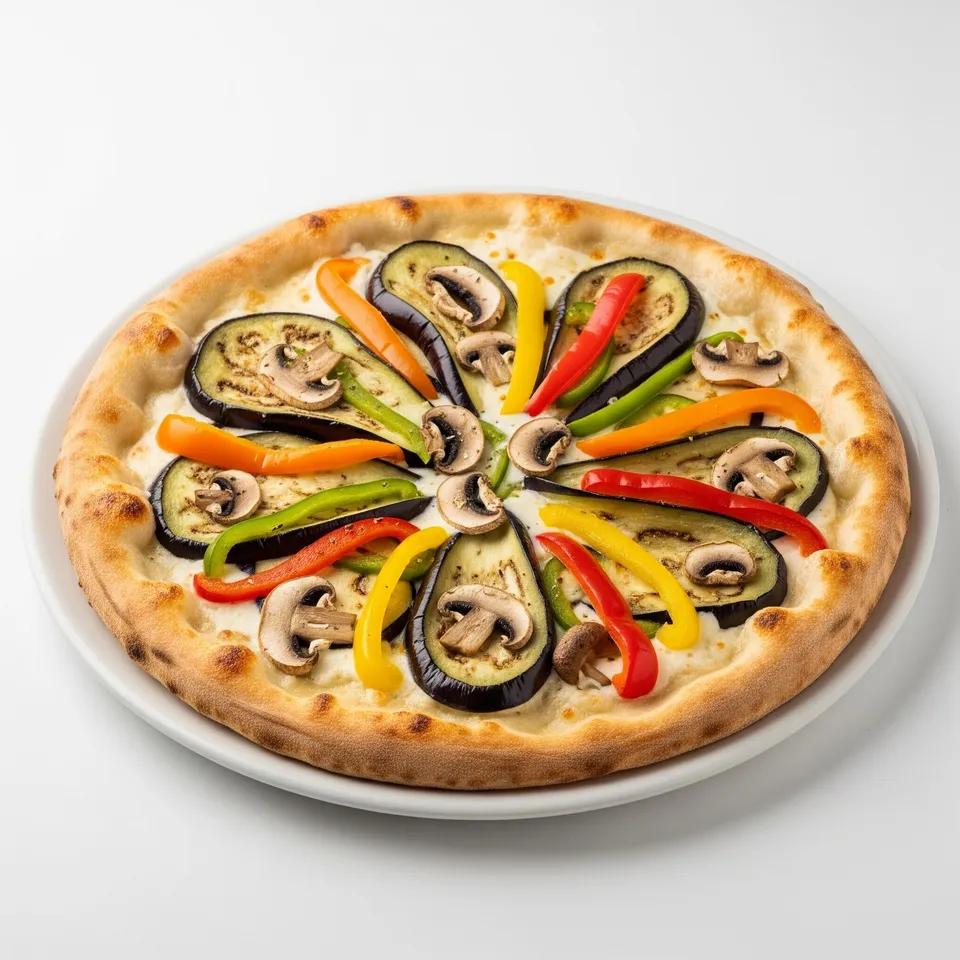 Pizza Verdura Sauce Blanche