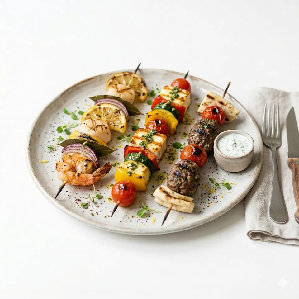 Trilogie de brochette