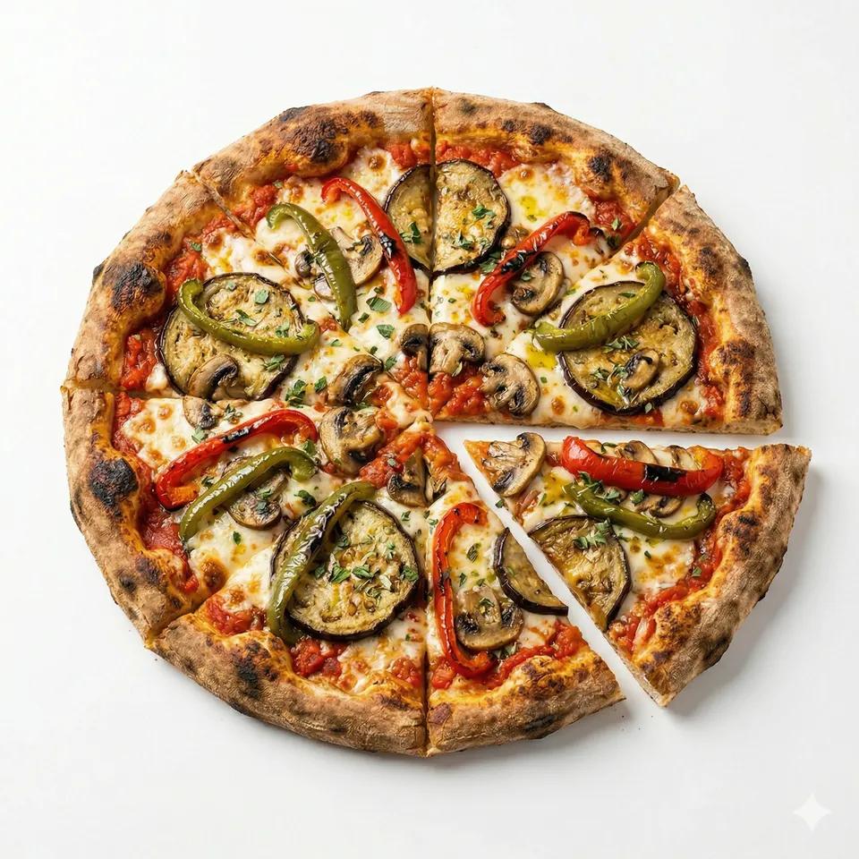 Pizza Verdura Sauce Rouge