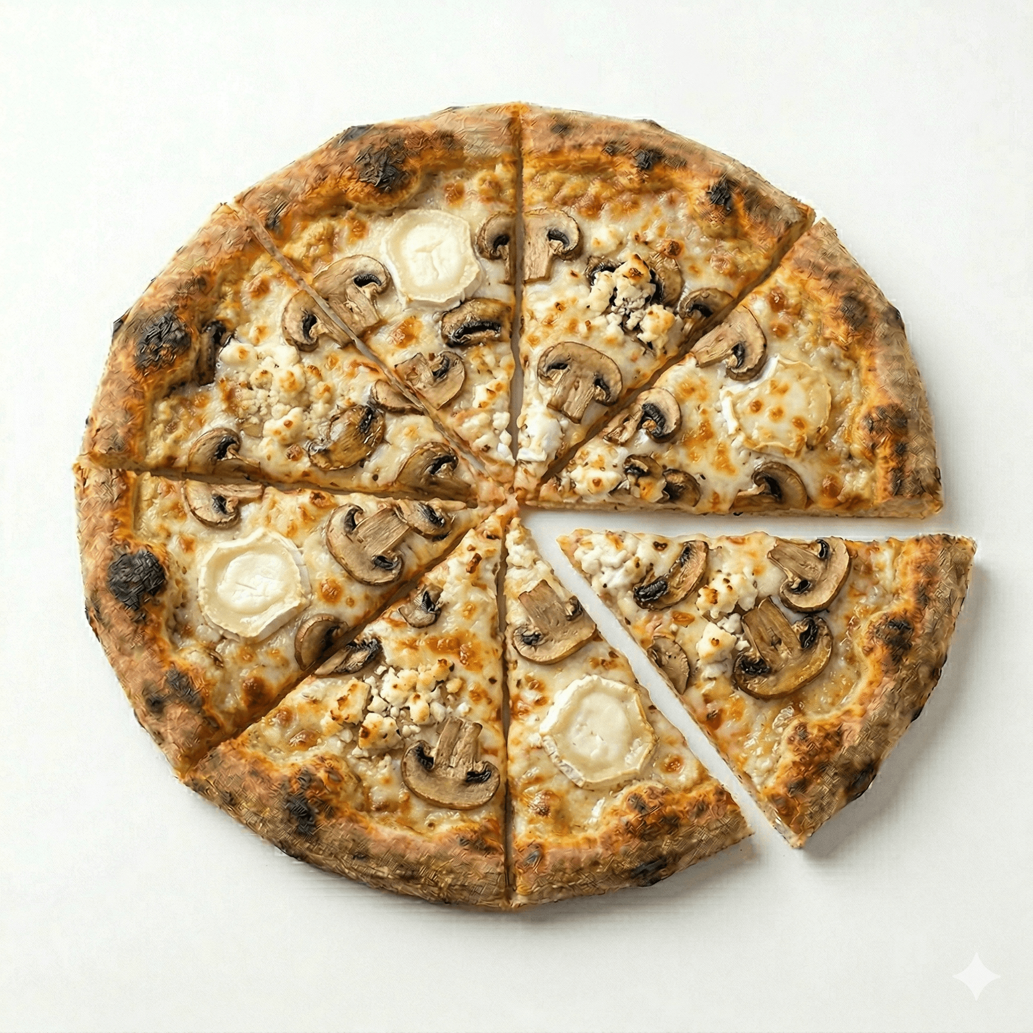 Pizza Quattro Formaggi Sauce Blanche