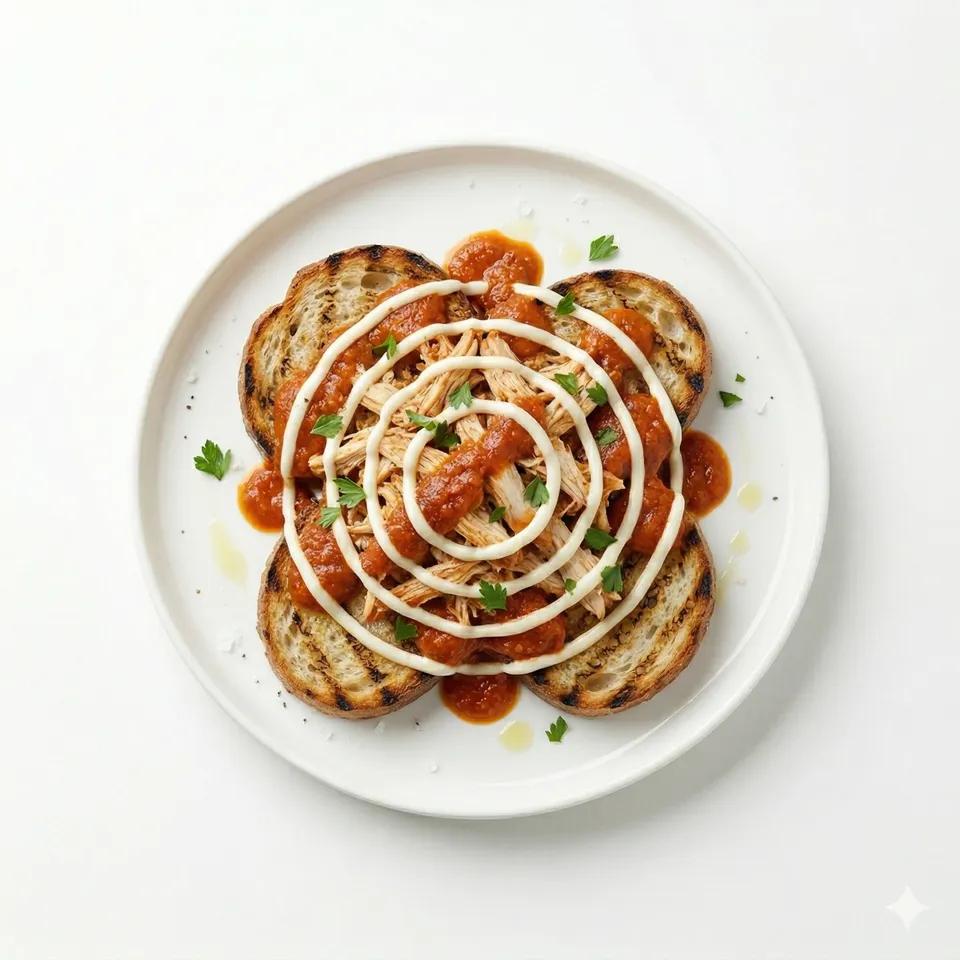 Bruschetta Au poulet