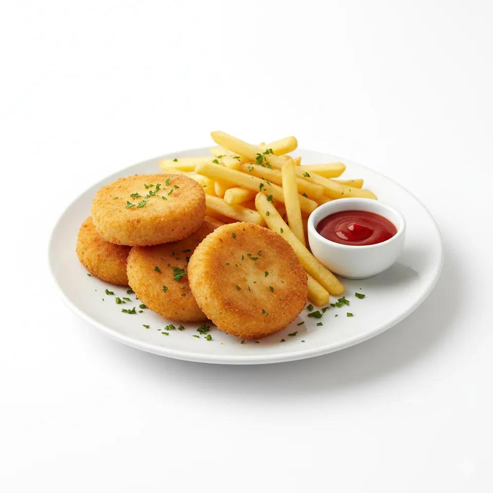Breaded Camembert + French Fries