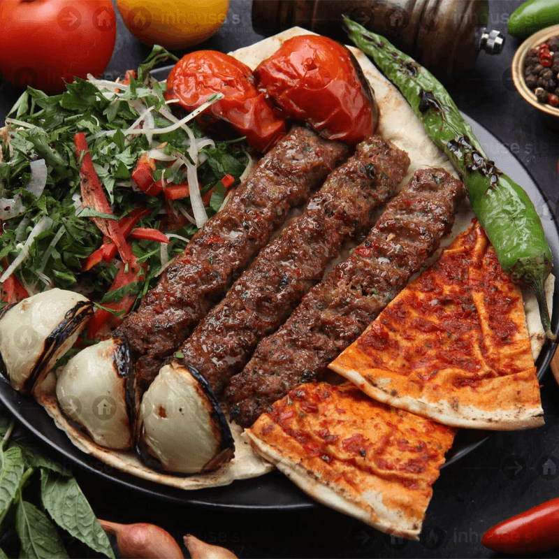 Grilled chicken kebab