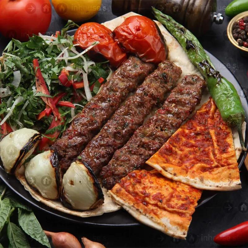 Grilled chicken kebab
