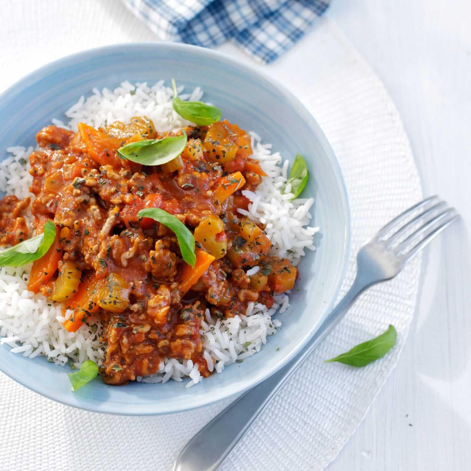 Bolognese rice