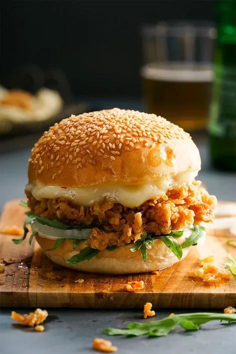 Chicken cheese Burger